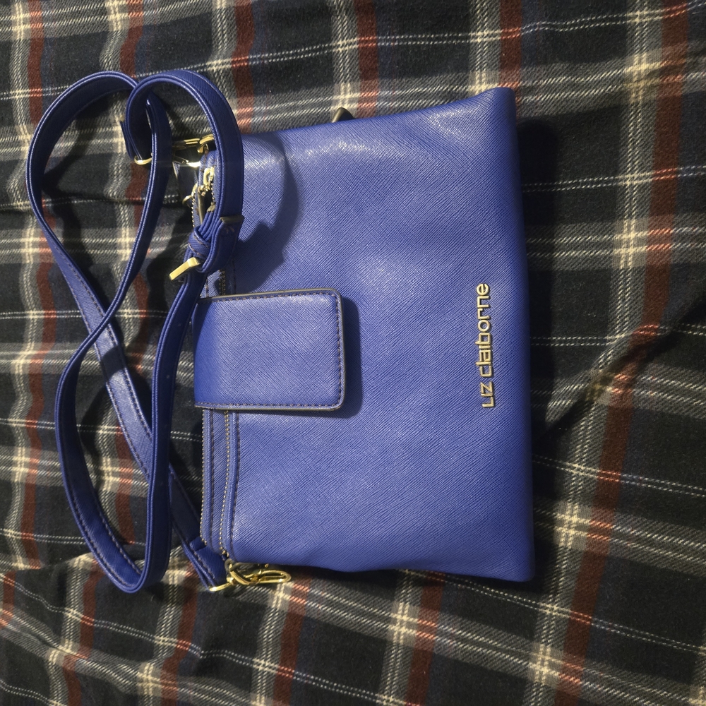Liz Claiborne Royal Blue Crossbody Bag